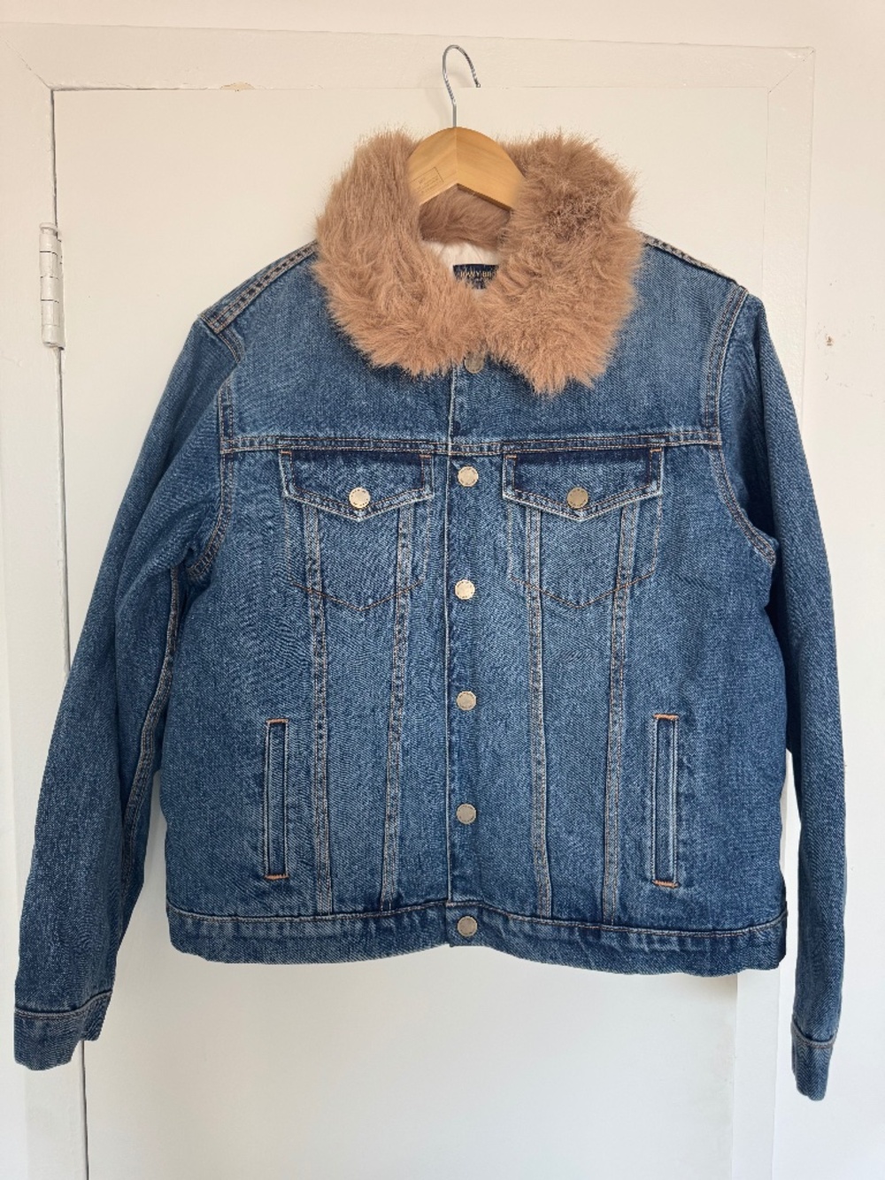 RAMY brook denim sherpa lined denim jean jacket
